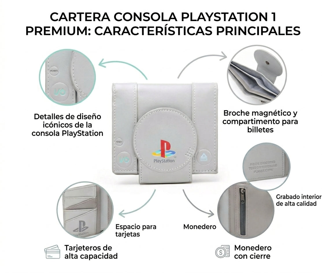Veyro Cartera PlayStation Premium